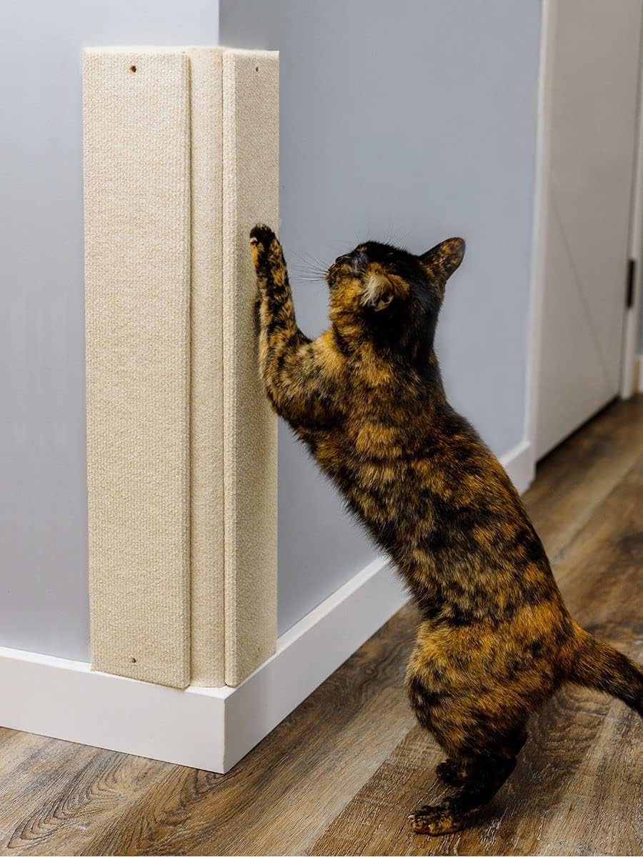 Cat Scratching Post, Cat Scratcher Wall Corner, 2in1