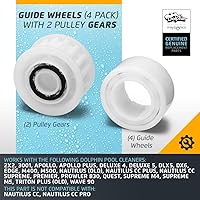 Vista 3 de Dolphin Pieza de repuesto genuina — Ruedas guía (4PK) con 2 engranajes de polea — 3884997-R6