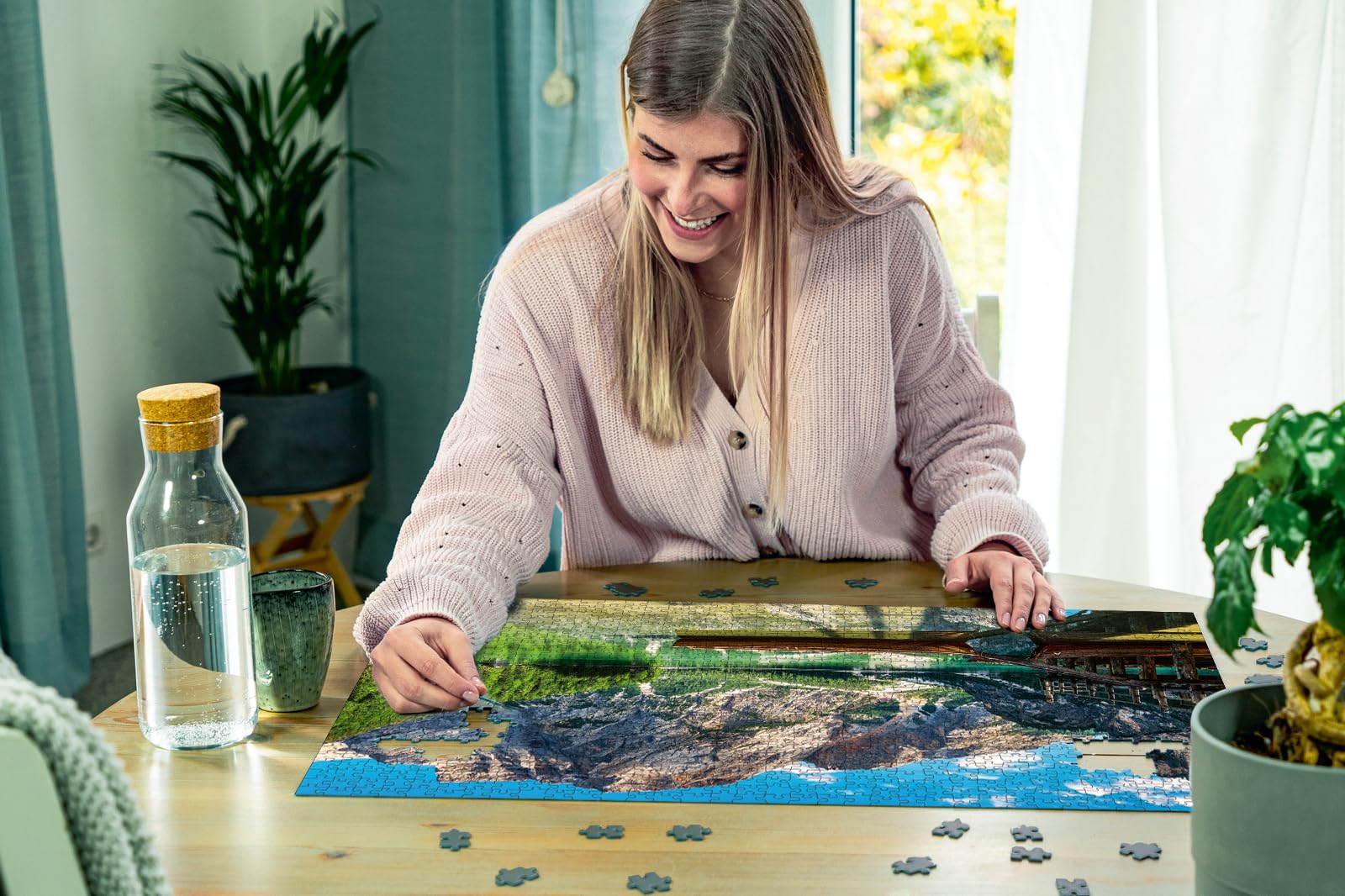 Ravensburger - Puzzle Lago di Braies, 1000 Pezzi, Puzzle Paesaggi per Adulti e Ragazzi, Idea Regalo per Lei o Lui, 70x50 cm, Esclusiva Amazon