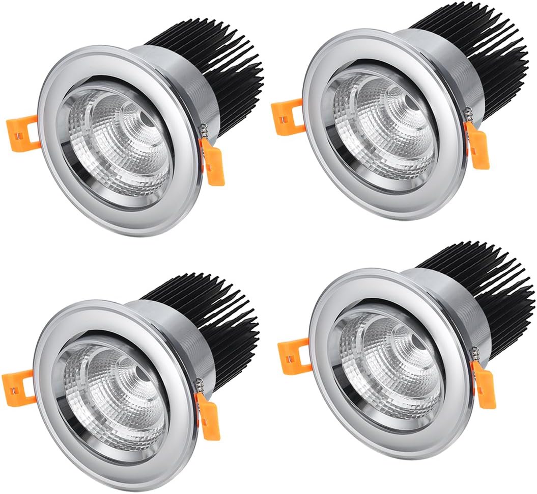 2pcs 138mm Diameter 30W COB Downlight Housing Recessed Ceiling Light Lamp (a7833d13eb77b6e39ef649a3551cd4a0)