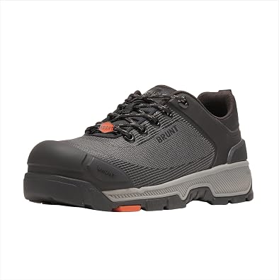 Low Top Comp Toe Work Shoe, 4" Height by Brunt