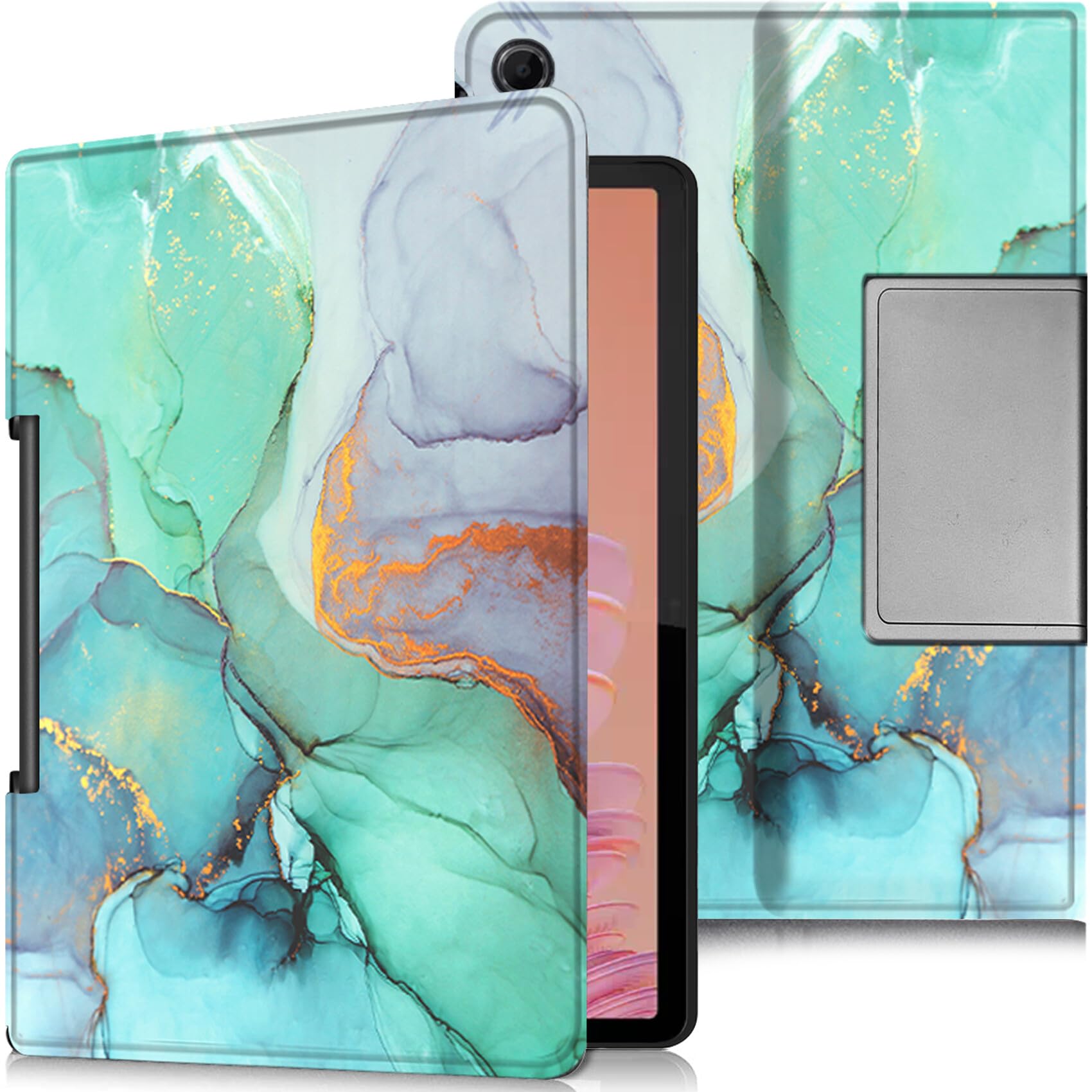 Robustrion Cover Case for Lenovo Tab Plus 11.5 inch Cover, Flip Folio Cover Case for Lenovo Tab Plus 11.5 inch - Marble Green (B0DB6KDC7S) Amazon Price History, Amazon Price Tracker