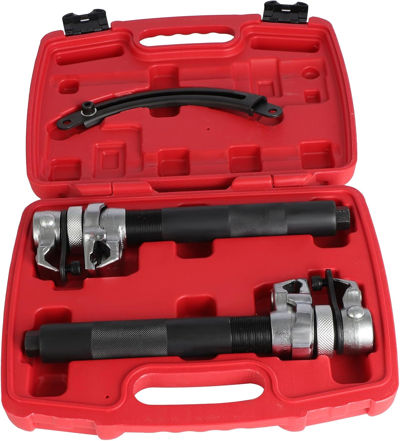 ECCPP Coil Spring Compressor Tool Auto 2 Pcs Heavy Duty Macpherson Strut Spring Compressor Set with Security Bracket for Car Truck ATV UTV, 2645 LB Capacity