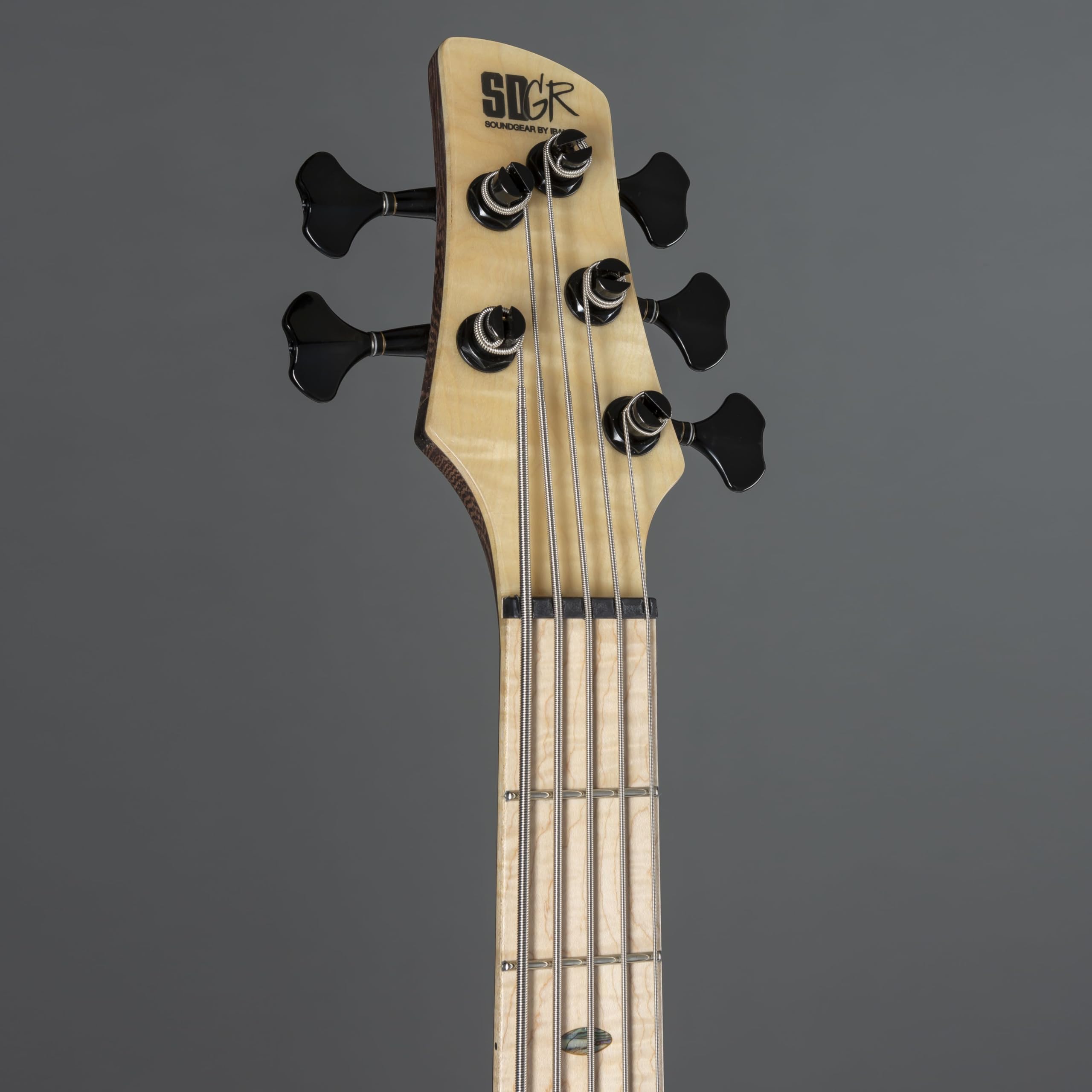 Ibanez Premium SR5FMDX2-NTL Natural Low Gloss - Basso elettrico a 5 corde