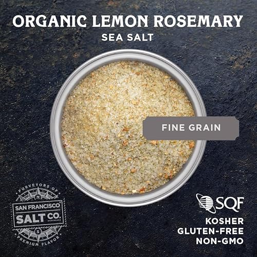 Organic Lemon Rosemary Sea Salt 2 Lbs. By San Francisco Salt Company #TOP1