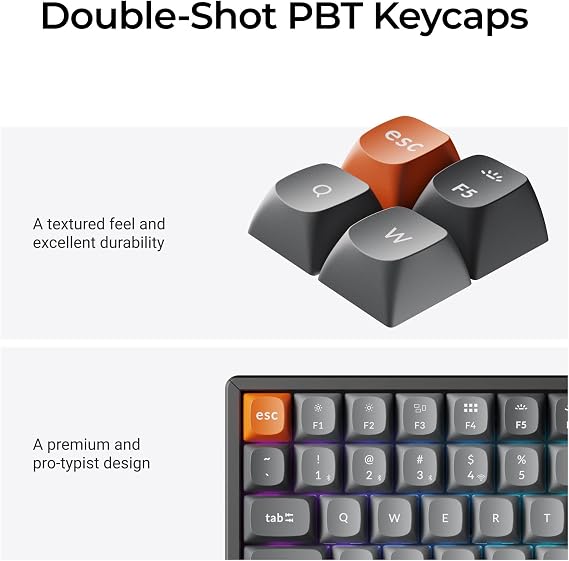 Keychron K2 Max 75% Layout QMK Wireless Custom Mechanical Keyboard
