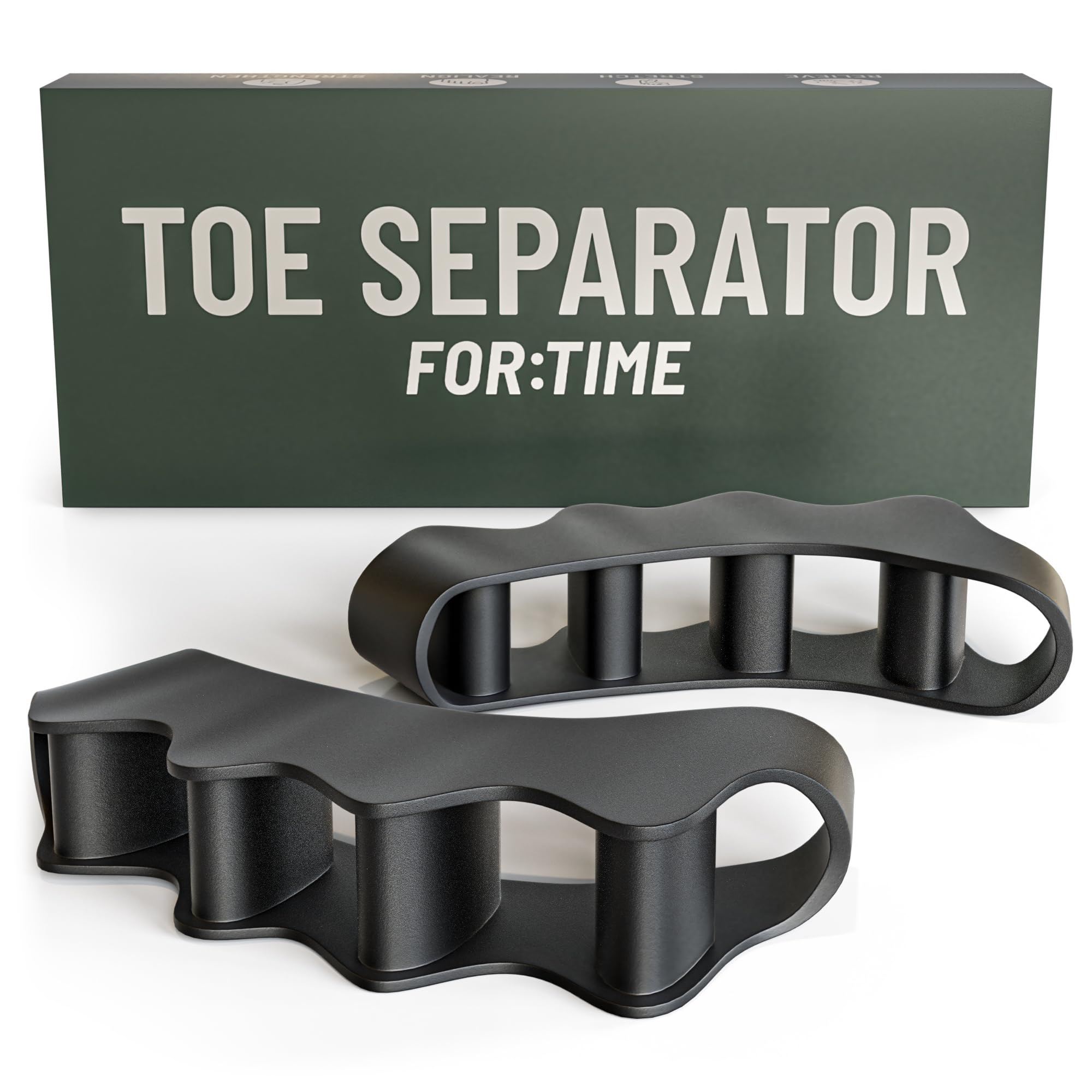 Separador Dedos Pie Silicona 1 Par Corrector Dedos Superpuestos Juanete