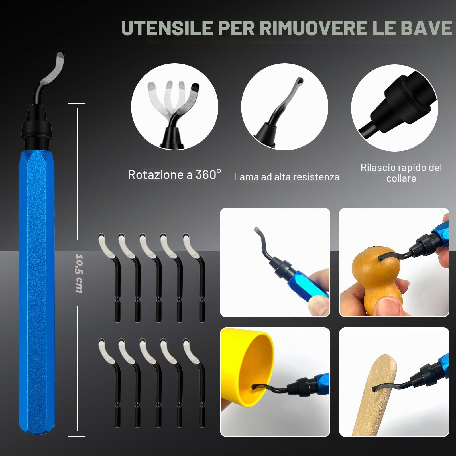 221pcs Kit di Accessori per Stampanti 3D da,Cassetta Attrezzi per Stampanti 3D,Include Utensile per la Sbavatura,Adatto allo Smontaggio,alla Pulizia e alla Lavorazione di Precisione delle Stampanti 3D
