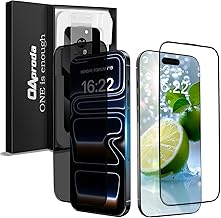 【1枚が3枚に匹敵】OAproda iPhone 17 Pro max用 ガラスフィルム 覗き見防止&AR反射防止 多重強化ガラス 新型ガイド枠 超簡単貼り付け 全面保護 耐衝撃