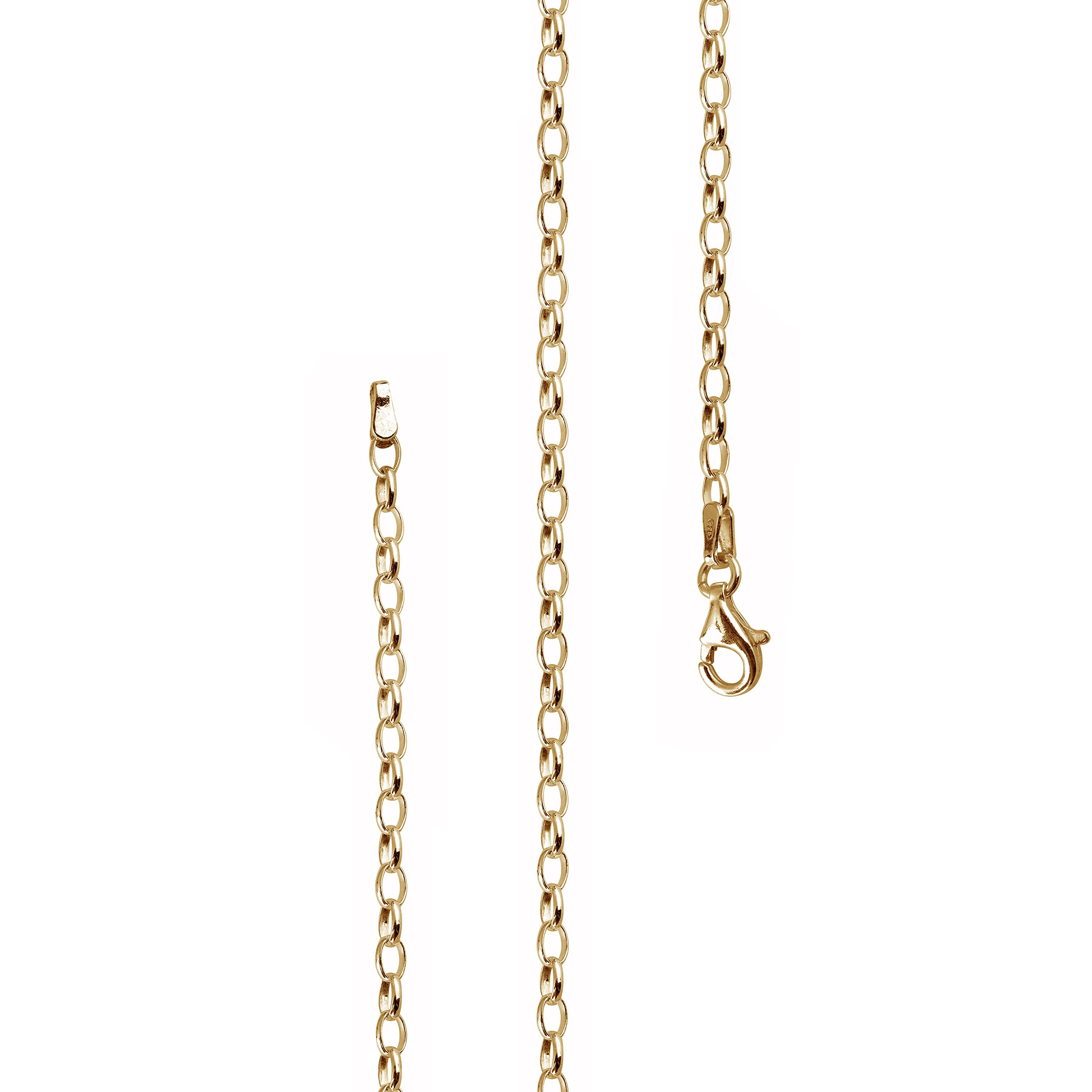 Ankerkette 925 Silber Damen Kette 2,7 mm Halskette LJ1032-042