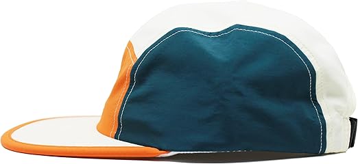 Surf Monkey Verstelbare pet met strapback, waterdicht, klassieke jockey-pet voor heren/dames, 5-panel-pet, Grijs, one size