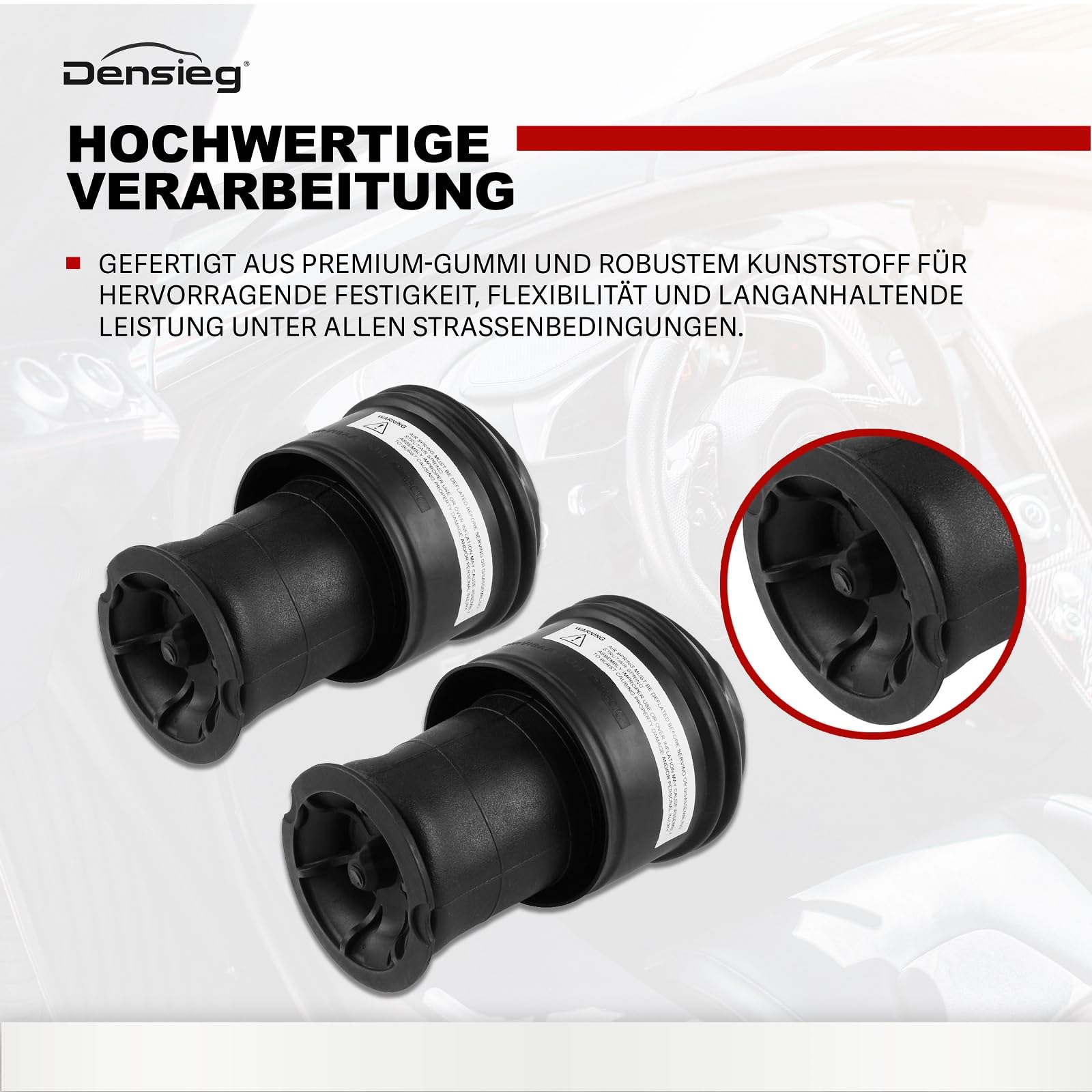 2xresorte de suspensión neumática trasera izquierda derecha 5102GN 5102.R8 9681946080 para C4 Grand Picasso I C4 Picasso I