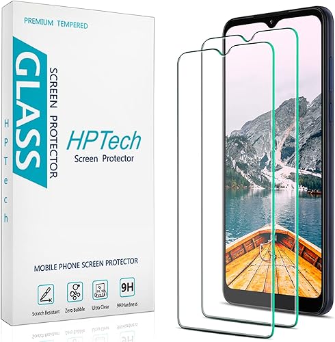 HPTech Protector de pantalla de vidrio templado diseñado para Motorola Moto G Puro, fácil de instalar, antiarañazos, sin burbujas
