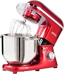 Kitchen in the Box 6.5QT 660W, 6-Speed Tilt-Head Stand Mixer (Black) | Equipped with Egg Whisk, Dough Hook & Flat Beater to Meet All Daily Homemade Bread, Cake and Cookie Baking Needs