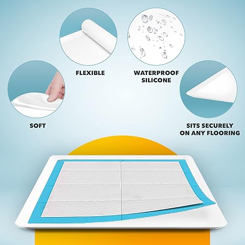 Miniatura 5 de TidyFriend - Paquete de 2 bandejas para orina de perro, se adapta a soportes de almohadillas para orina de hasta 24 x 24 pulgadas para perros,