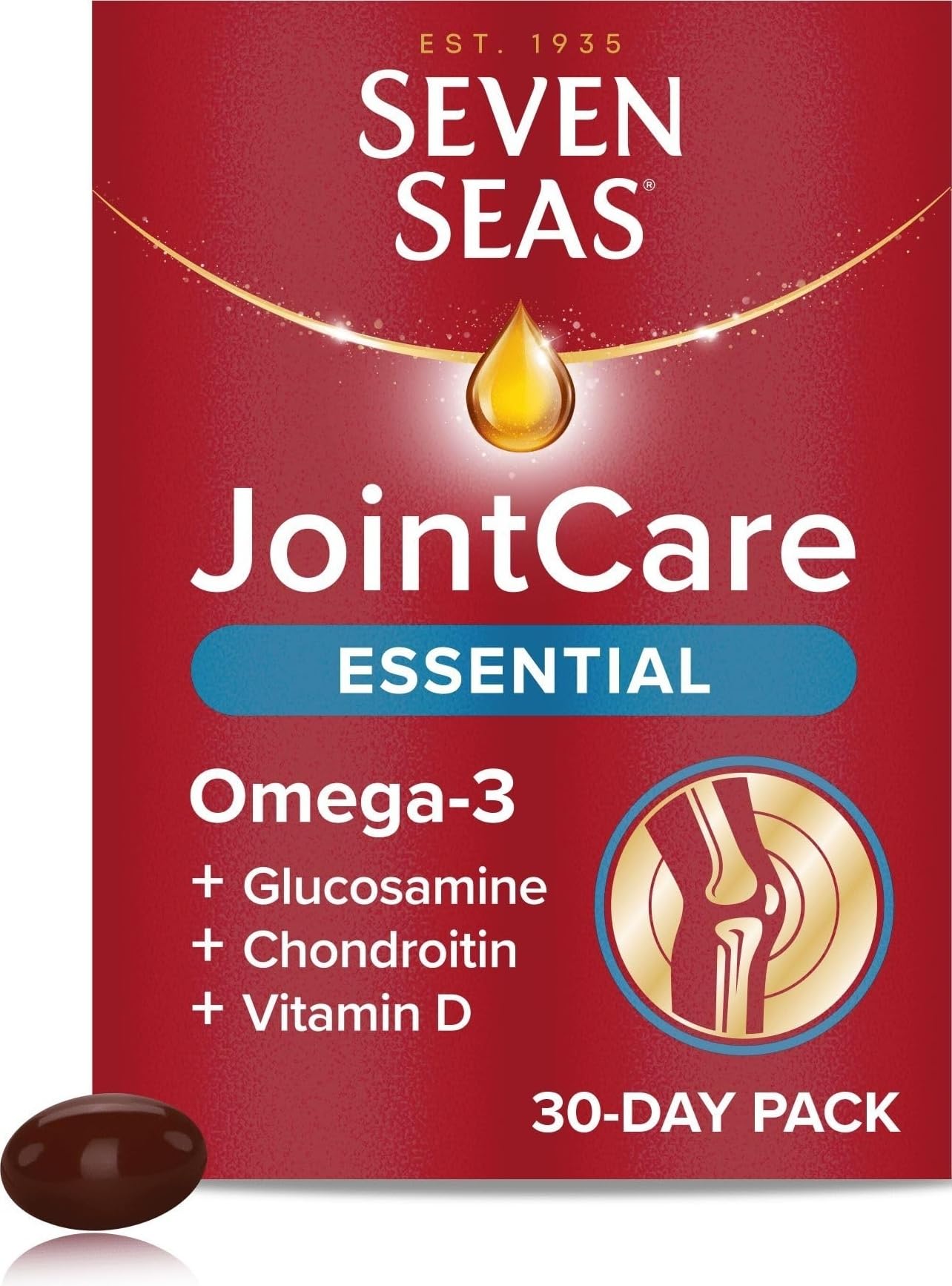 3 x Seven Seas Joint Care Essential With Omega-3 (90 Capsules) Supplement Pack