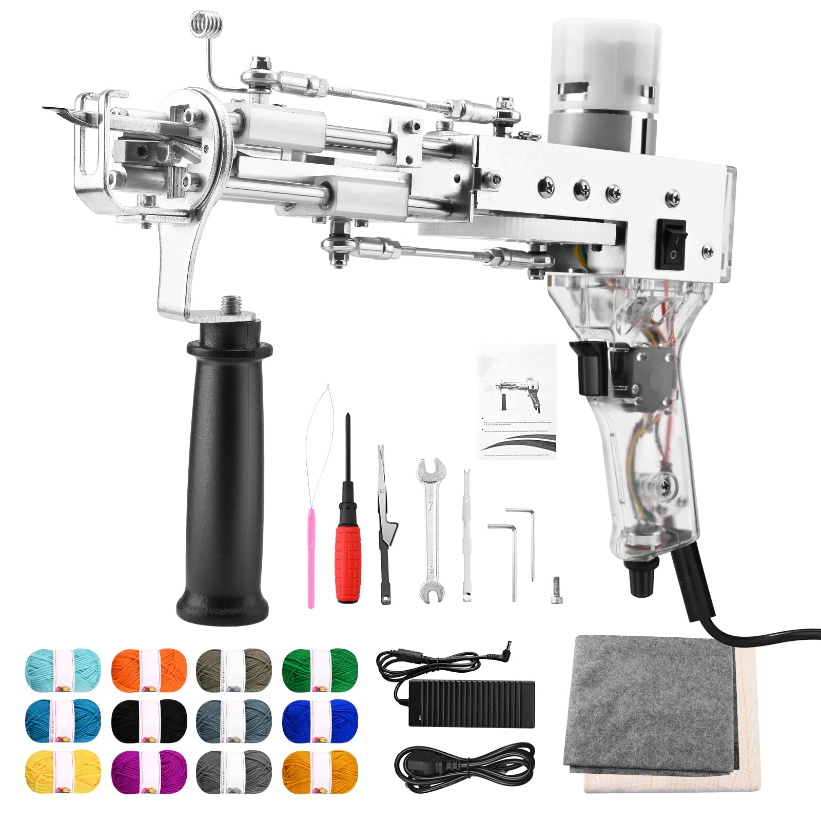 Buy Tufting Starter Kit, Tufting Kit for Beginners, 2 in 1 Cut and Loop