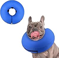 Vista 10 de Supet - Collar isabelino inflable para recuperación, posoperatorio para perros pequeños, medianos y cachorros