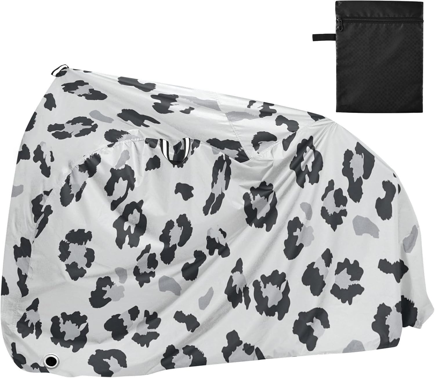 Leopard Print Outdoor Bike Cover Waterproof Outdoor Exercise Bike Cover Bikes Storage