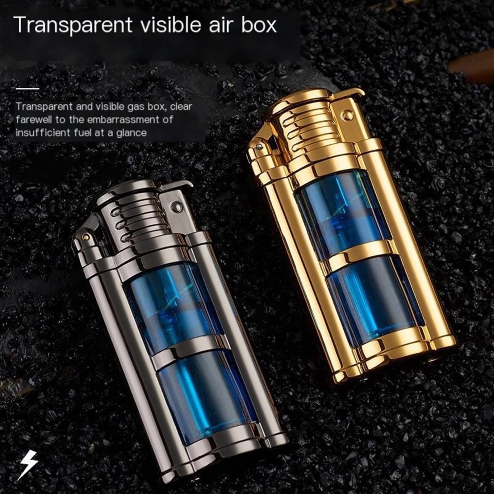 Briquet torche, briquets à flamme au butane, briquet à gaz rechargeable au design cool dragon, briquet à flamme réglable coupe-vent for intérieur, extérieur, cadeaux for usage familial (sans butane Briquet torche, briquets à flamme au butane, briquet à gaz rechargeable au design cool dragon, briquet à flamme réglable coupe-vent for intérieur, extérieur, cadeaux for usage familial (sans butane