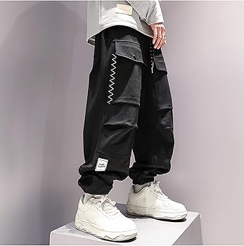 Amazon.com: MOKEWEN Unisex Y2K Techwear Cargo Pants Baggy Harajuku