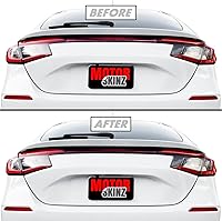 Vista 16 de SlickMod Protector de vinilo para luces traseras, precortado, tinte ahumado, para Honda Civic Hatchback 2022-2023