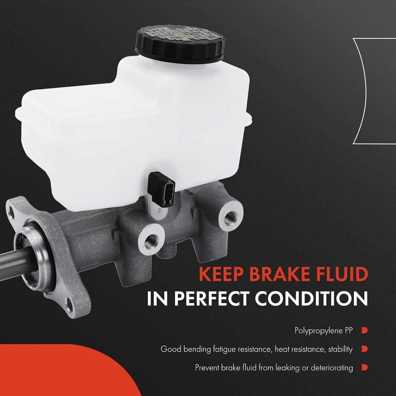 A-Premium Brake Master Cylinder with Reservoir and Cap Compatible with Nissan Vehicles - Frontier 2005-2010, Xterra 2005-2006, Automatic Transmission