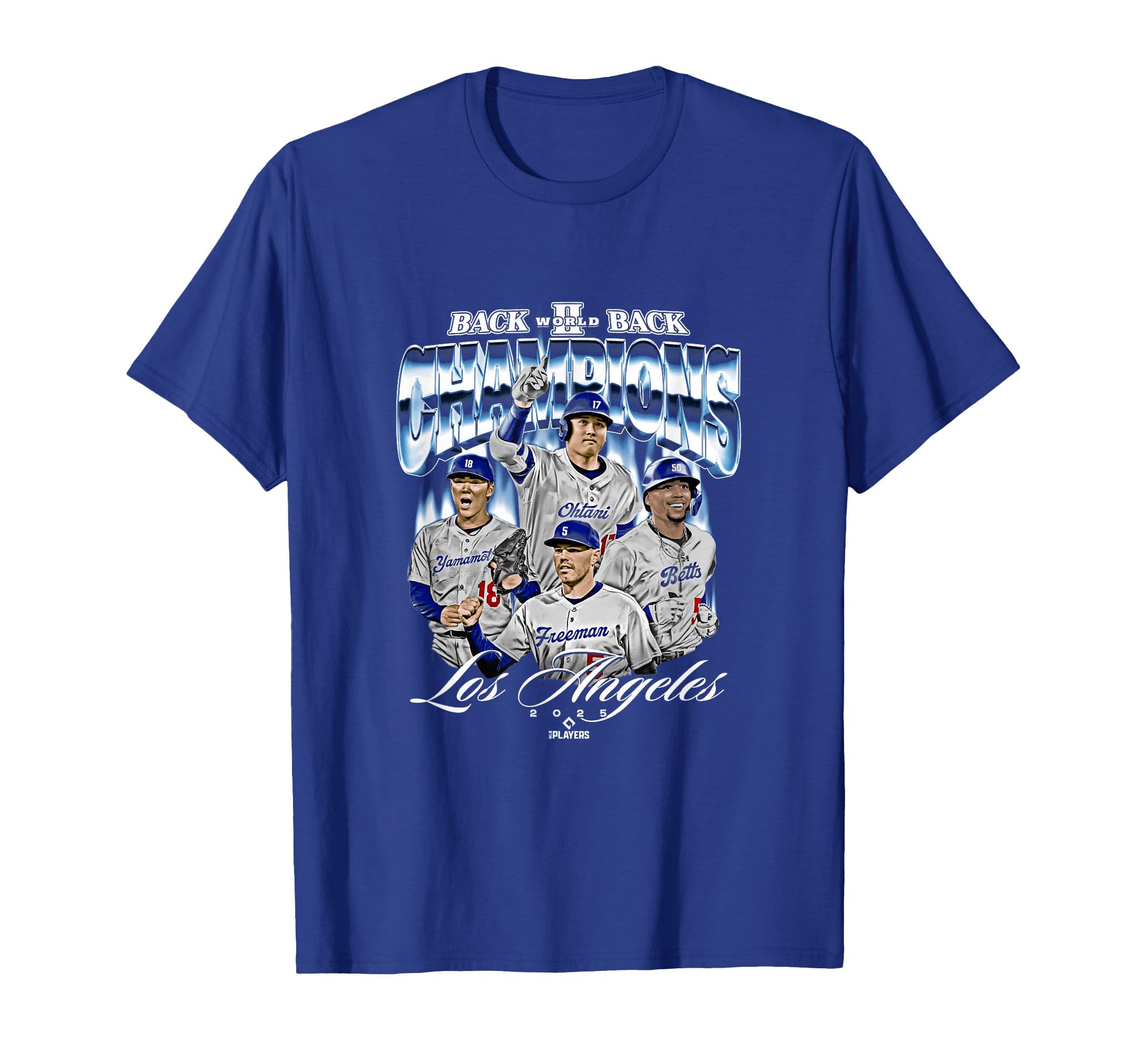License Champs 2025 LA Series T-Shirt: World Champions Sports Fan Apparel