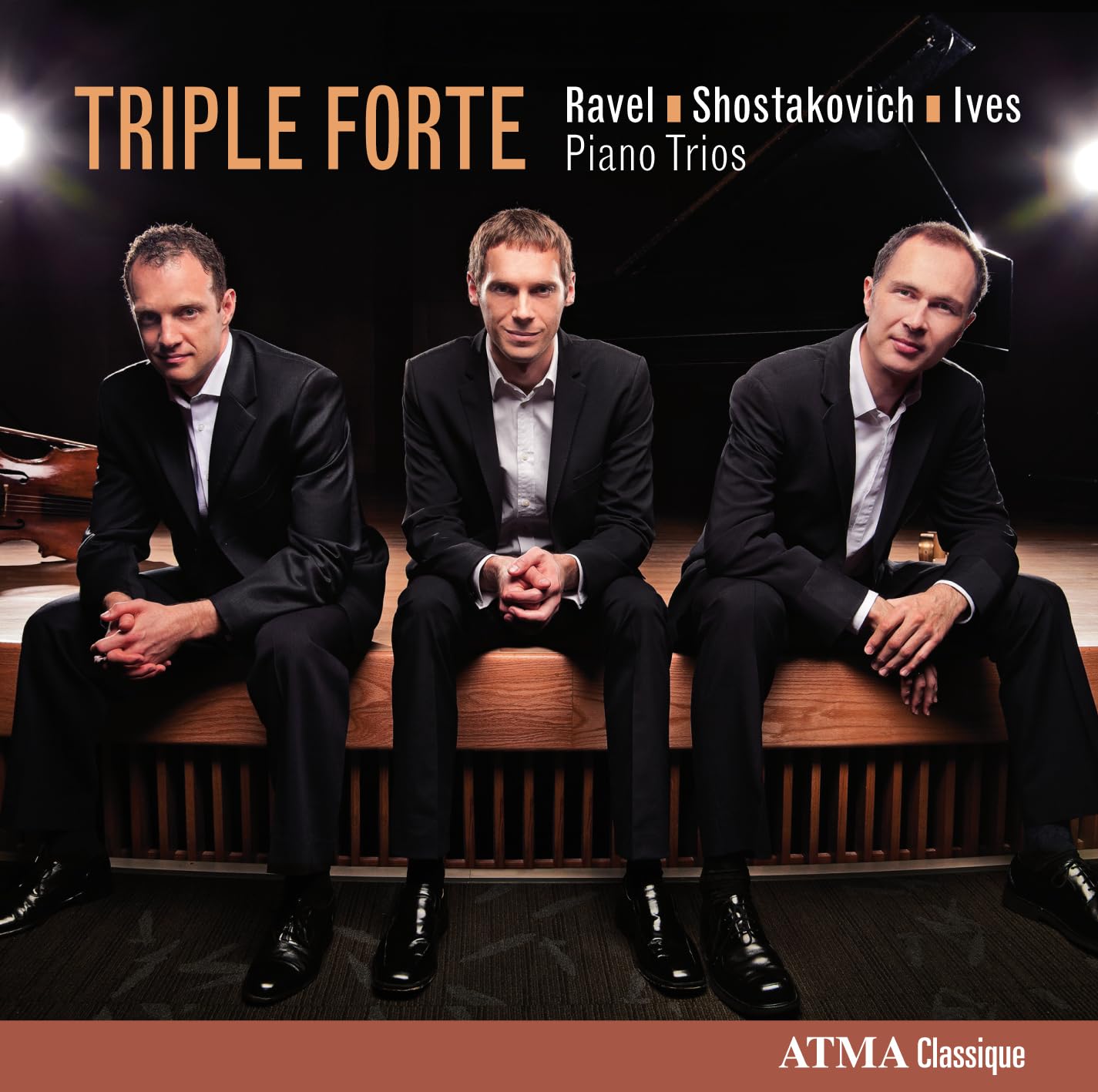 Piano Trios [Audio CD] Triple Forte; Charles Ives; Maurice Ravel and Dmitry Shostakovich