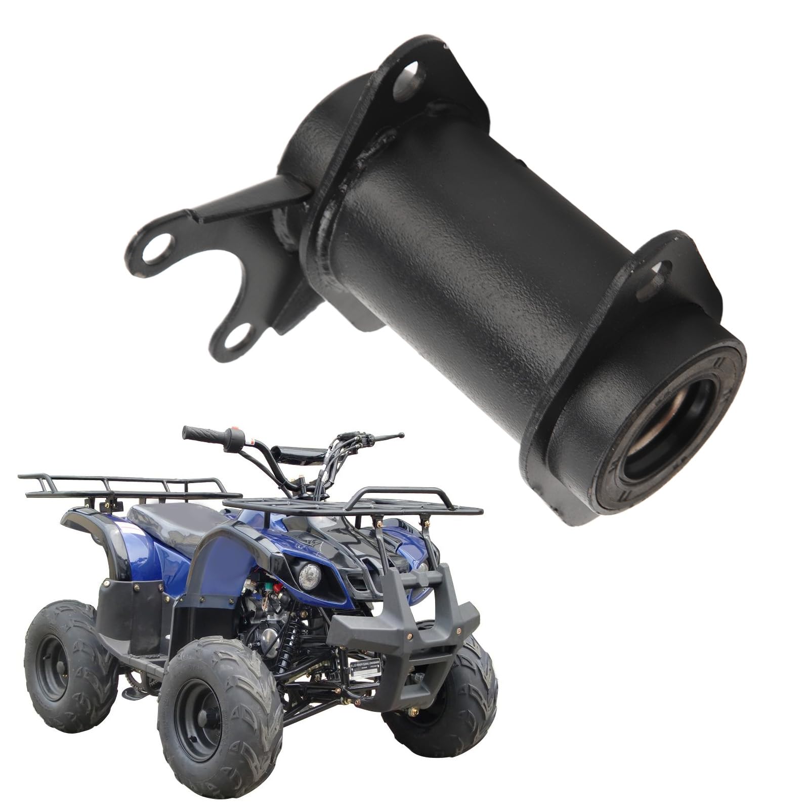 ATV Hinterachslagerträger, Quad Go Kart Ersatzteil Hochfester Metallnabe Achslenker Lager, Ersatz für ATV Quad Go Karts 50cc-125cc