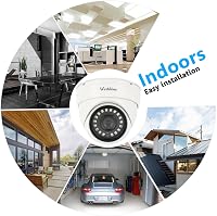 WESTSHINE 1080P Kültéri Biztonsági Dóm Kamera - 4-in-1 Kompatibilitás, 2.8mm Széles Látószög, 65 Láb Éjjellátó, IP66 Vízálló, Fém Ház 6
