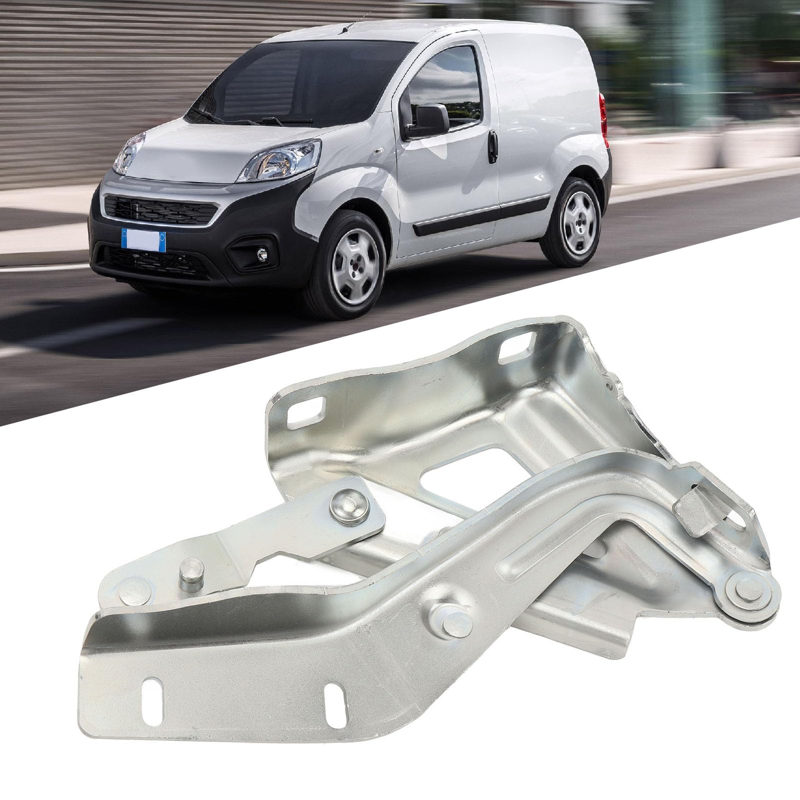 Cerniera Cofano Sinistra in Metallo Ad Alta Durezza 7912E4 per FIORINO III QUBO