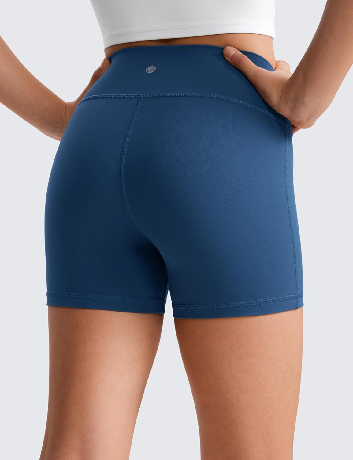 CRZ YOGA Girls Butterluxe High Waist Athletic Biker Shorts - Dance Yoga Casual Kids Teen Summer - Image 3