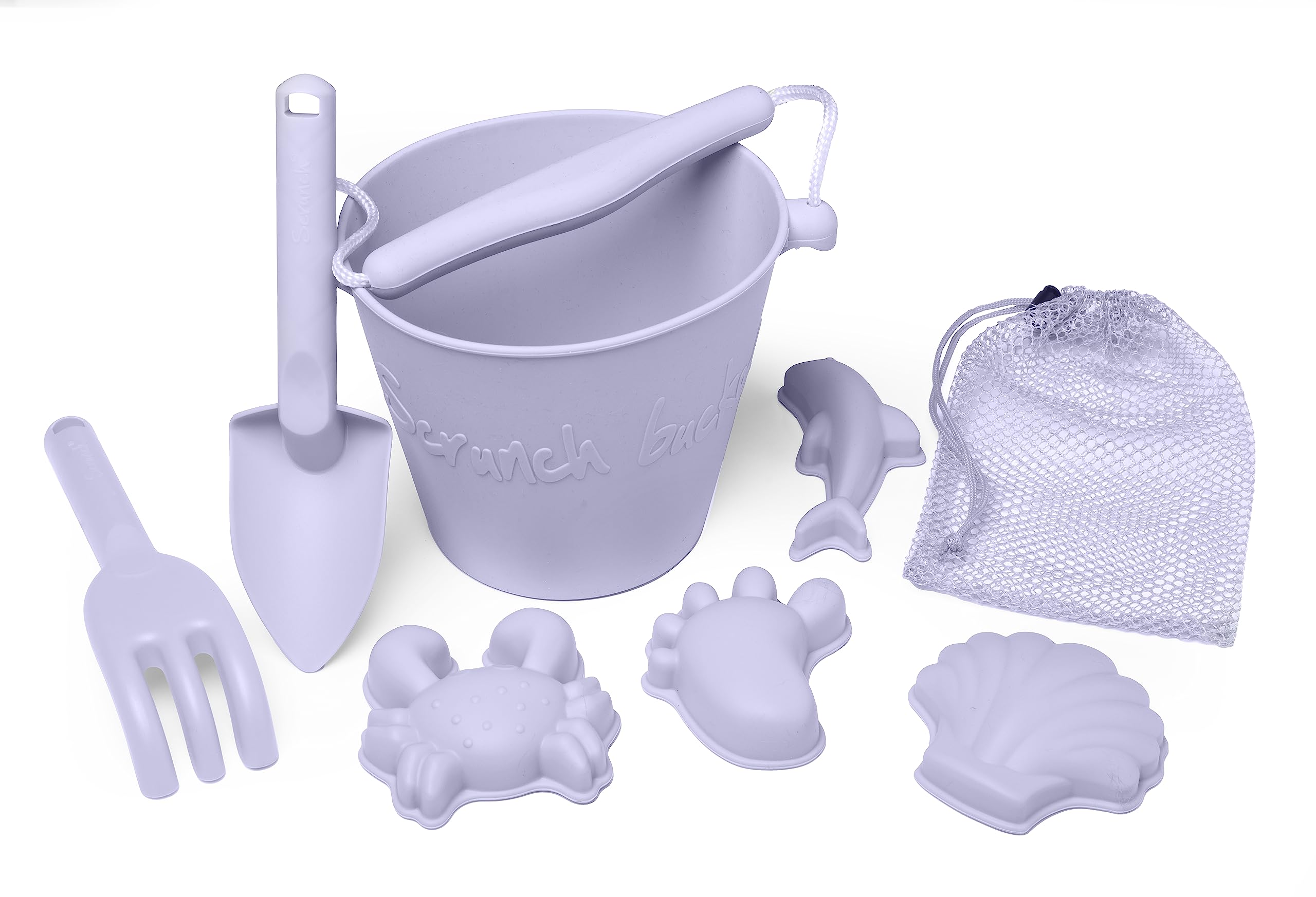 ScrunchScrunch Bundle - Silicone Beach Toys/Garden Tools - Dusty Light Purple
