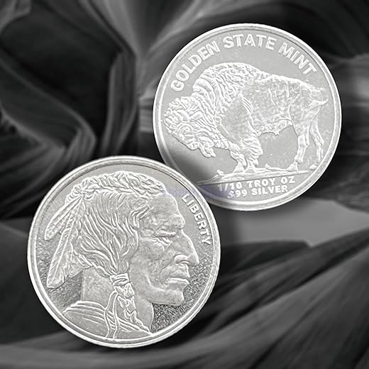 1/10 oz .999 Buffalo Authentic Silver Round