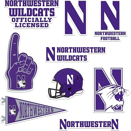 Miniatura 77 de Universidad de Florida Central - Paquete variado de 9 calcomanías de vinilo grandes de lujo - Laptop, botella de agua, álbumes de recortes, tableta