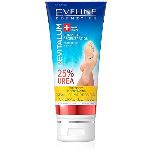 Eveline Revitalum Crema para Pies Regeneradora 8 En 1 Urea 25% 3.5oz
