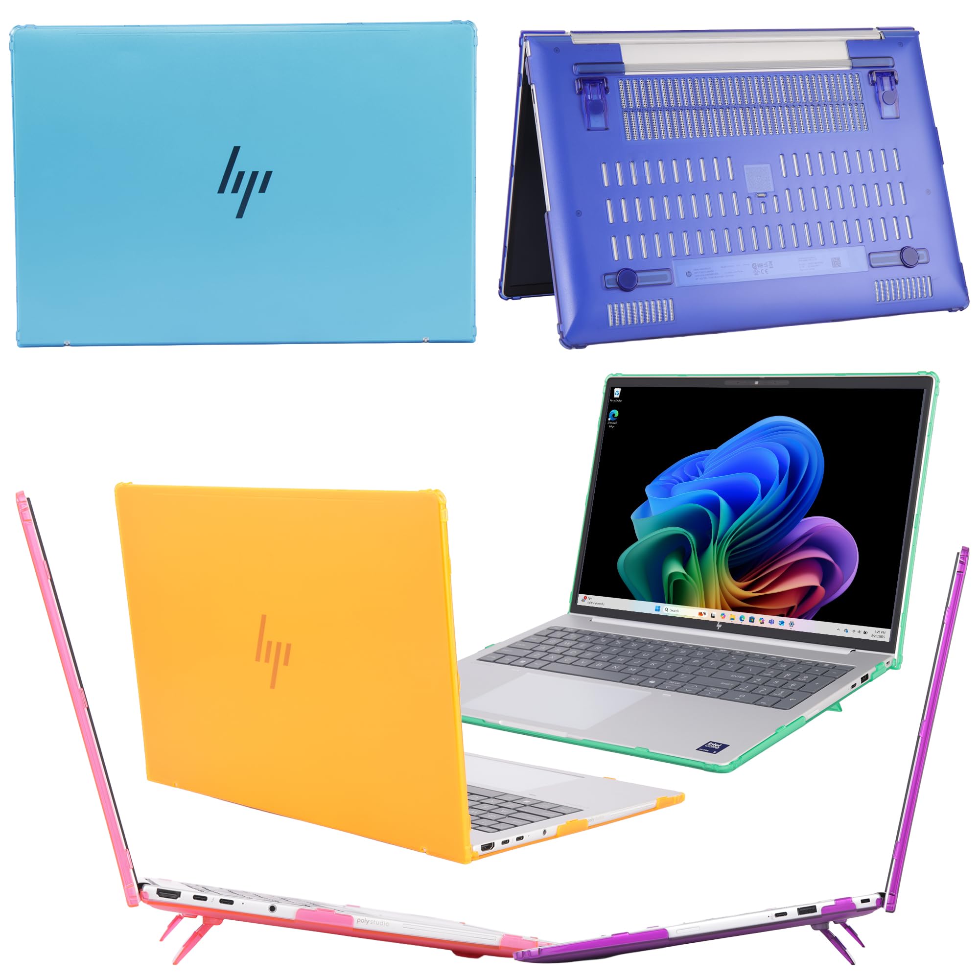 mCover Custodia compatibile solo per HP EliteBook 8 G1a (AMD) 2025 ~ 2026 16" | G1i (Intel) 16" Windows Notebook AI PC (non per altri modelli HP) - Trasparente