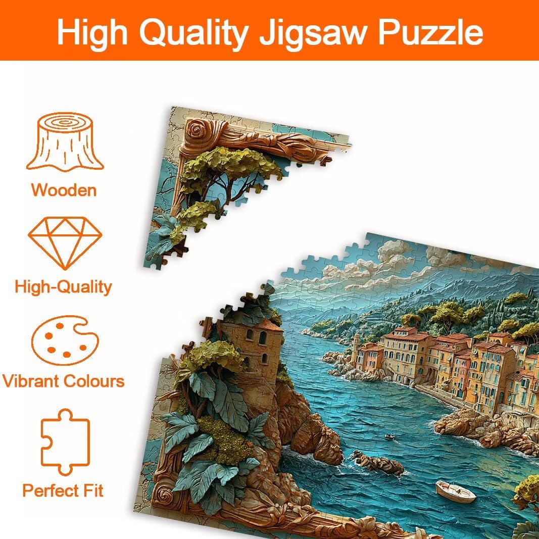 Puzzle Italien, Puzzle 1000 Teile Erwachsene, Klassische Puzzles -8609