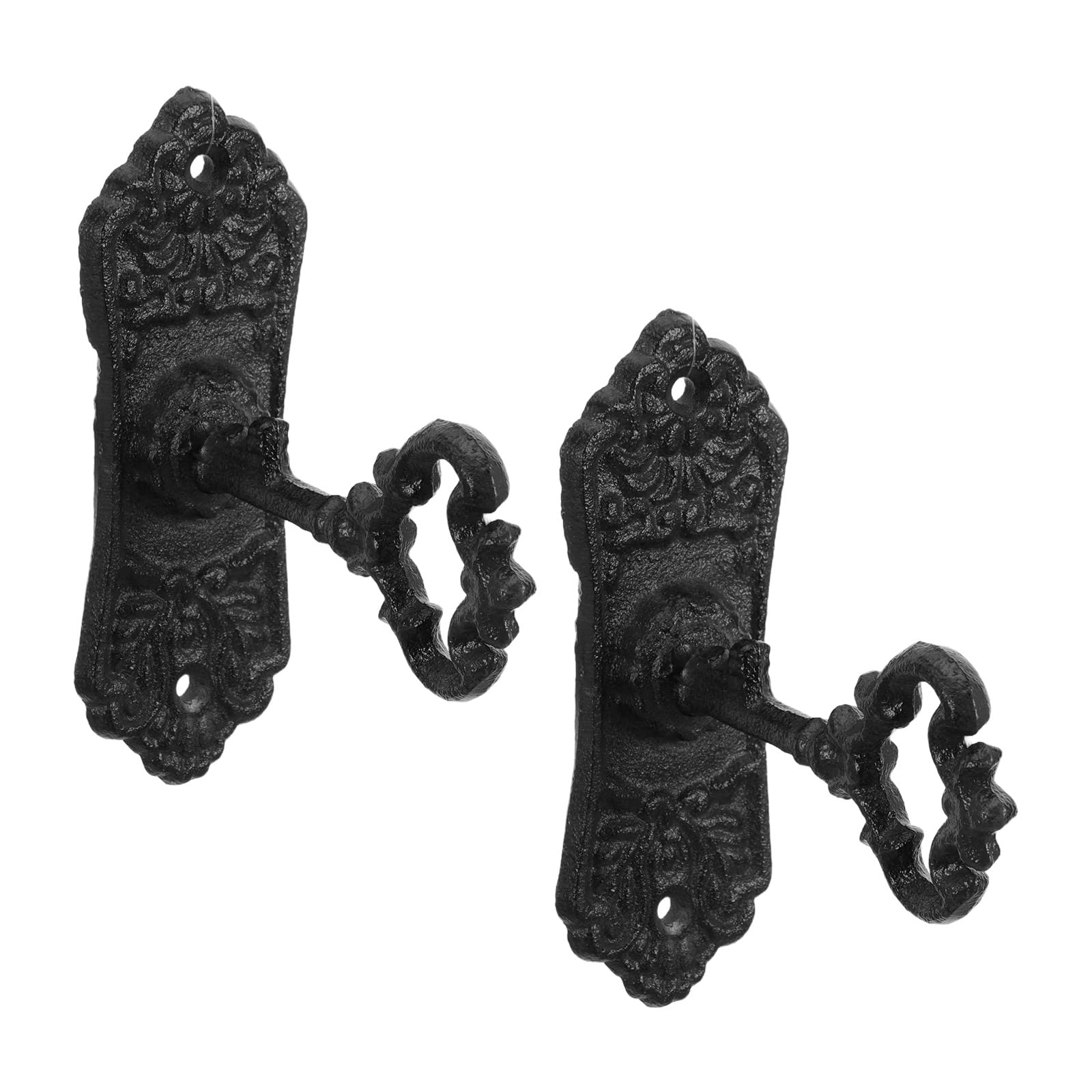 Crochets muraux en fonte Mikikit porte-clés rustique et support de rangement