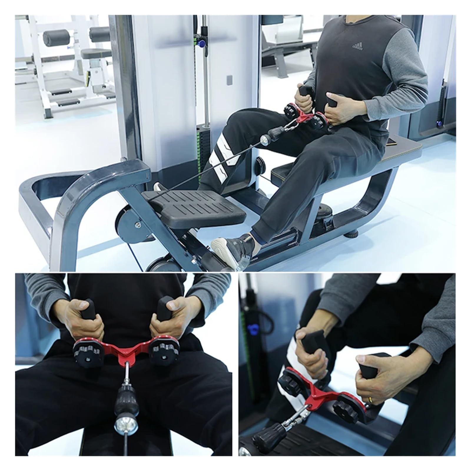 Barra LAT Machine Regolabile Fitness LAT Pull Down Bar Palestra Puleggia Cavo Macchina Accessori Home Bicipiti Tricipiti Indietro Blaster Canottaggio Allenamento Maniglia