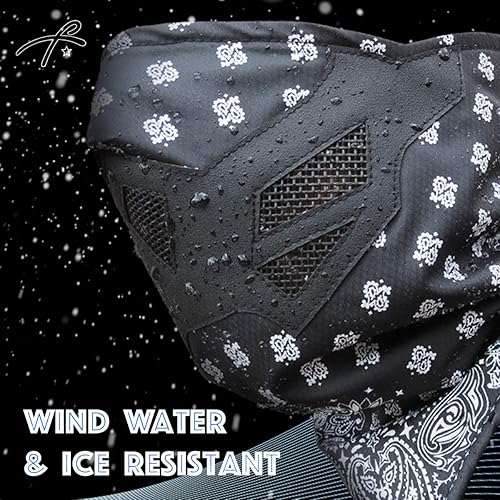 Miniatura 6 de Pasamontañas de media cara para clima frío de invierno. Usa este pasamontañas para snowboard, esquí, motocicleta. (Muchos colores)