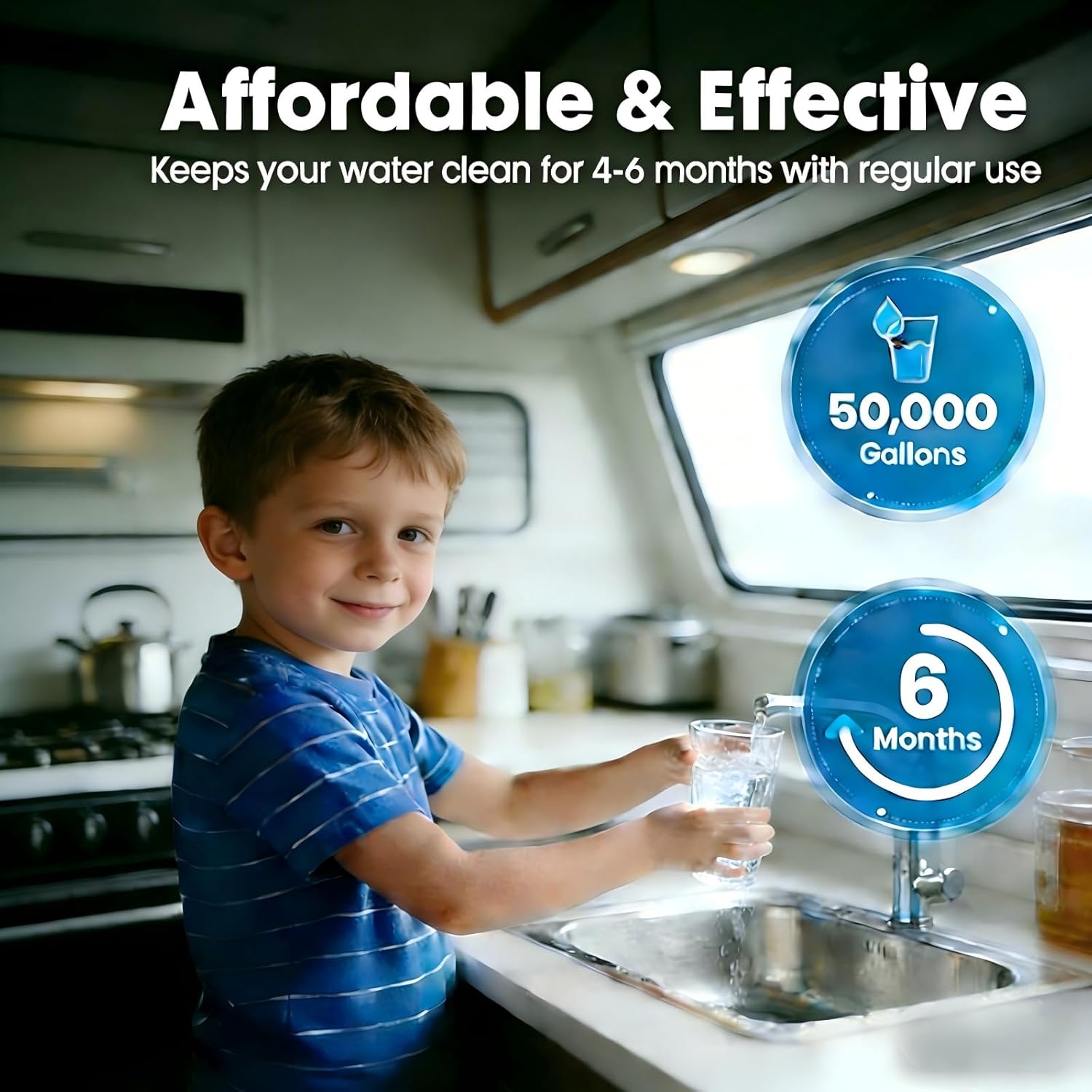 Whole House Water Softener System + Extra 1 Pack Replacement Cartridge, 3/4'' FNPT Highly Reduces Hardness, Limescale, Chlorine & Odor, Delivers Pure & Healthy Water| Protect Appliances