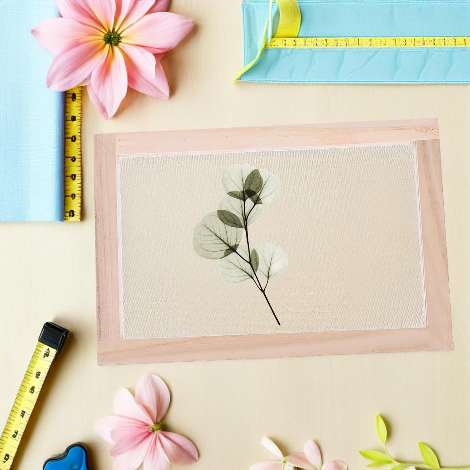 3pcs Paulownia Wood Paper Making Screen Frame for Craft Workshops