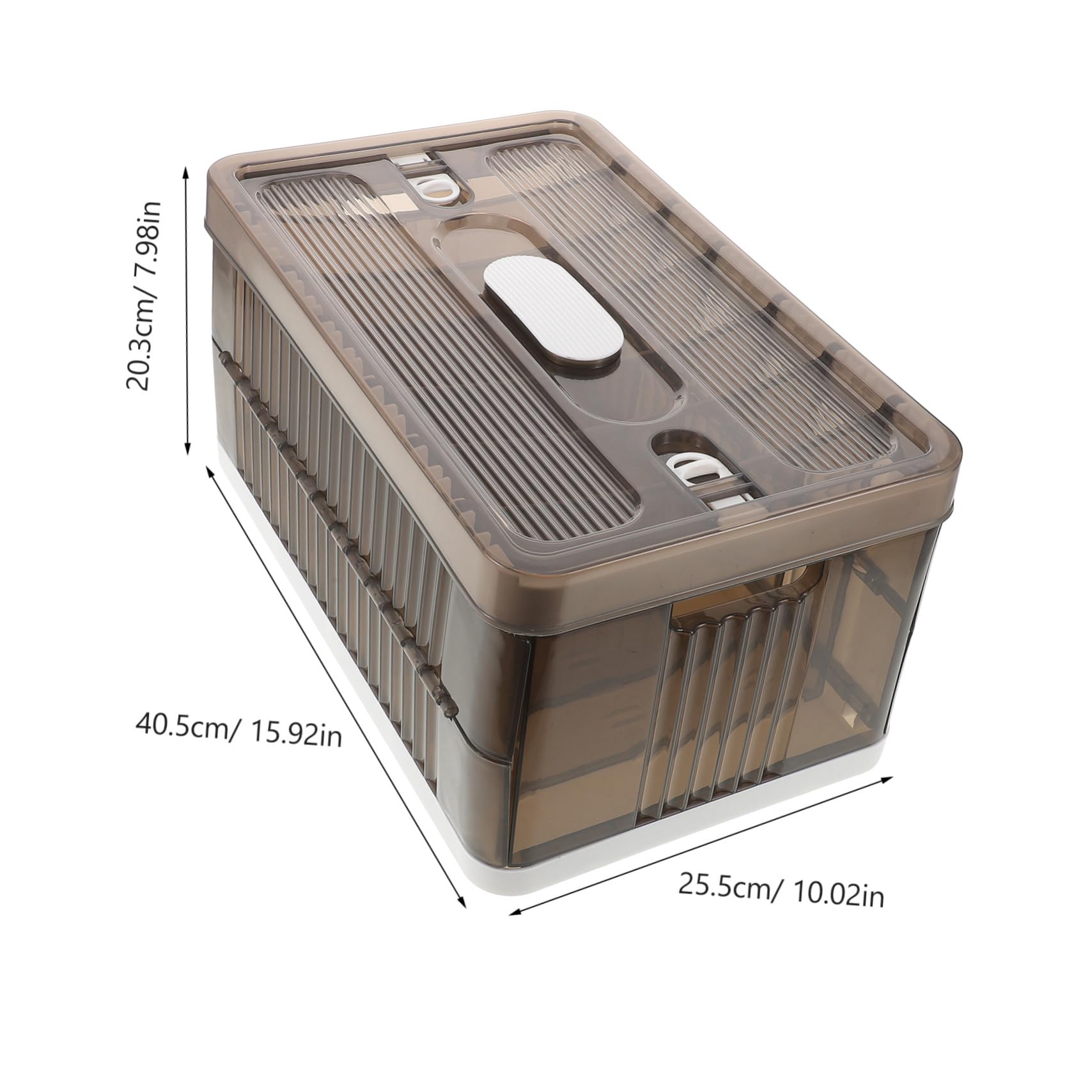 CHILDWEET Großes Fassungsvermögen 7 Fächer Kleiderbox Mit Deckel Kunststoff