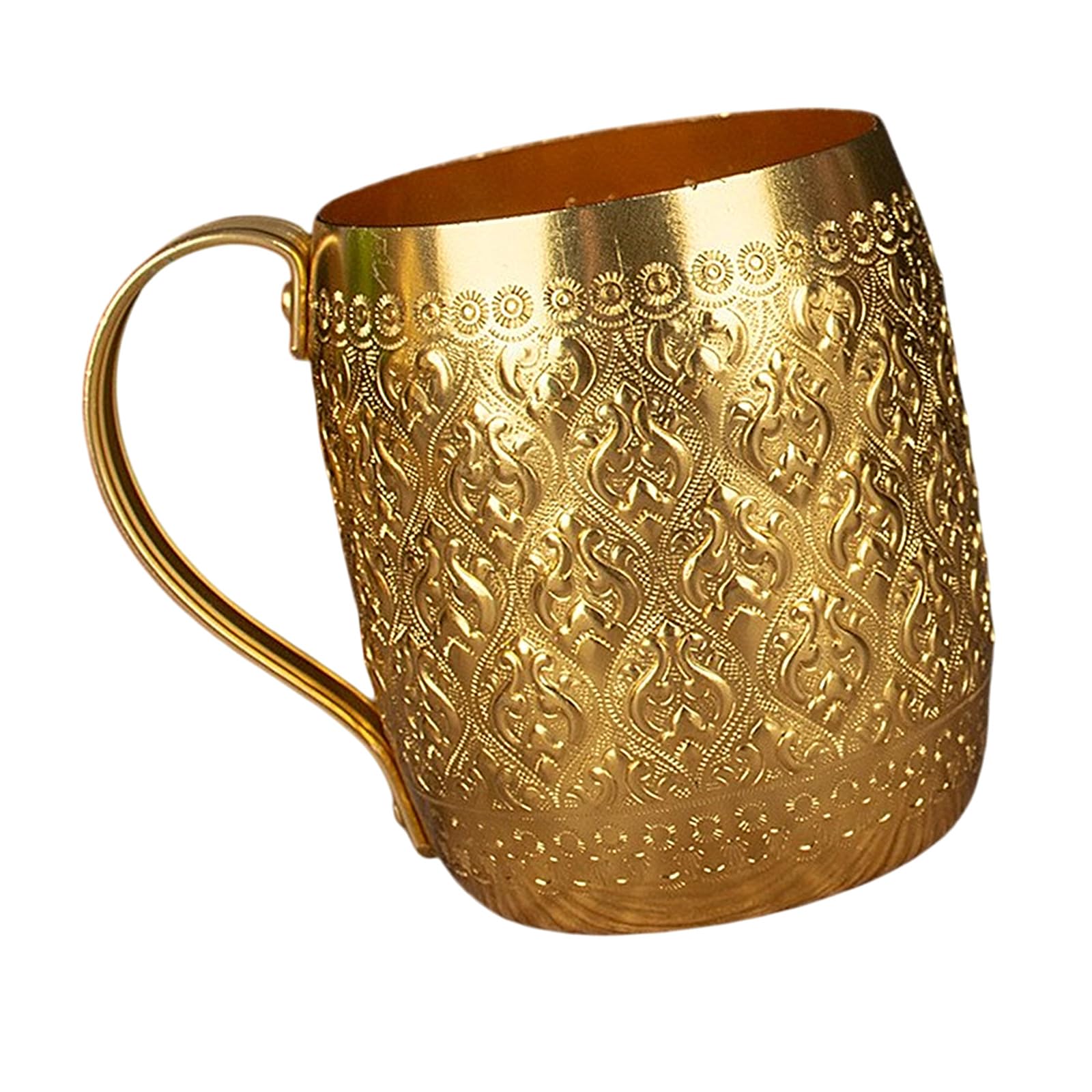 TQUXNGA Artistic Thai Styles Metal Cup with Excellent Chilling Properties Outdoor Drinking Vessel for Refreshing Summers Drink Southeast Asian Cupware