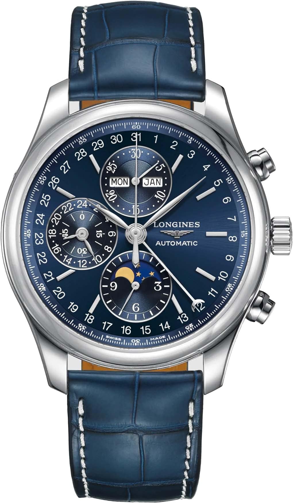 Longines Master Chronograph Automatic Blue Dial Men's Watch L27734920