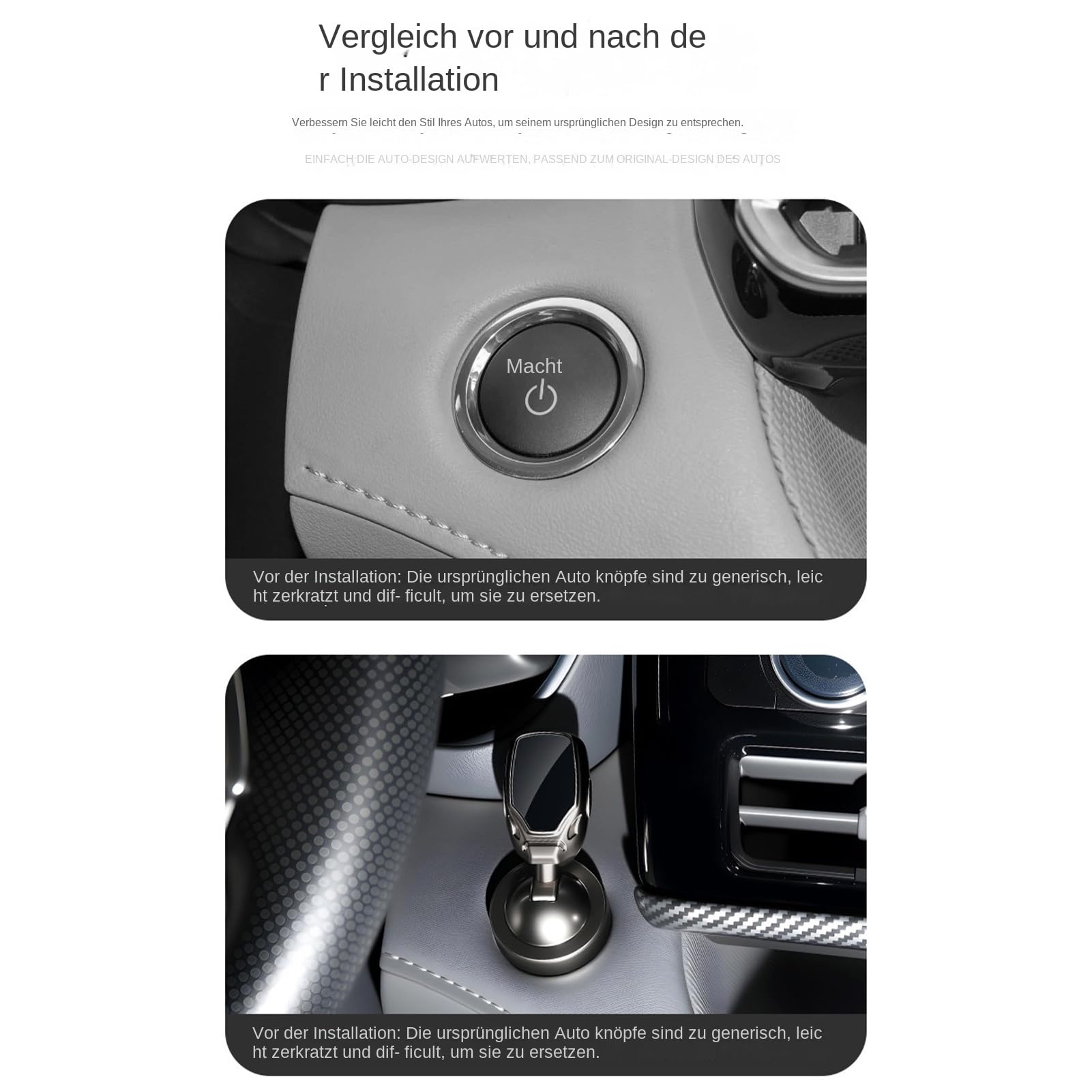 Automotive Start Button Joystick Accessory, Joystick Control with Sturdy Material Tool Car Modification Tool with Easy Use, Starter Tool for Women Men Adults