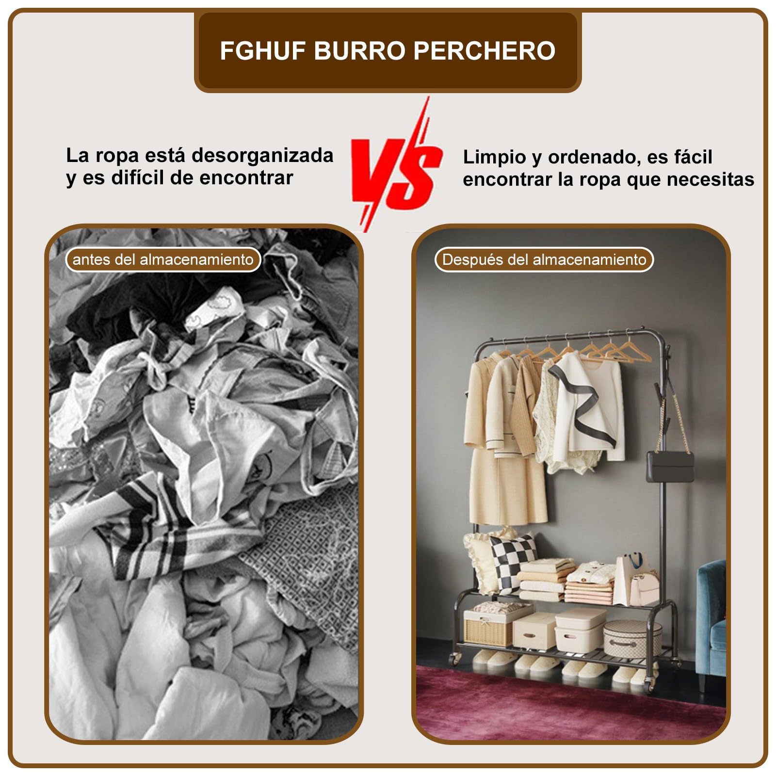 Perchero Metálico Con Ruedas, Burro De Ropa Resistente, Puede Guardar Ropa, Sombreros, Bolsos Y Zapatos (Negro, 90 cm)