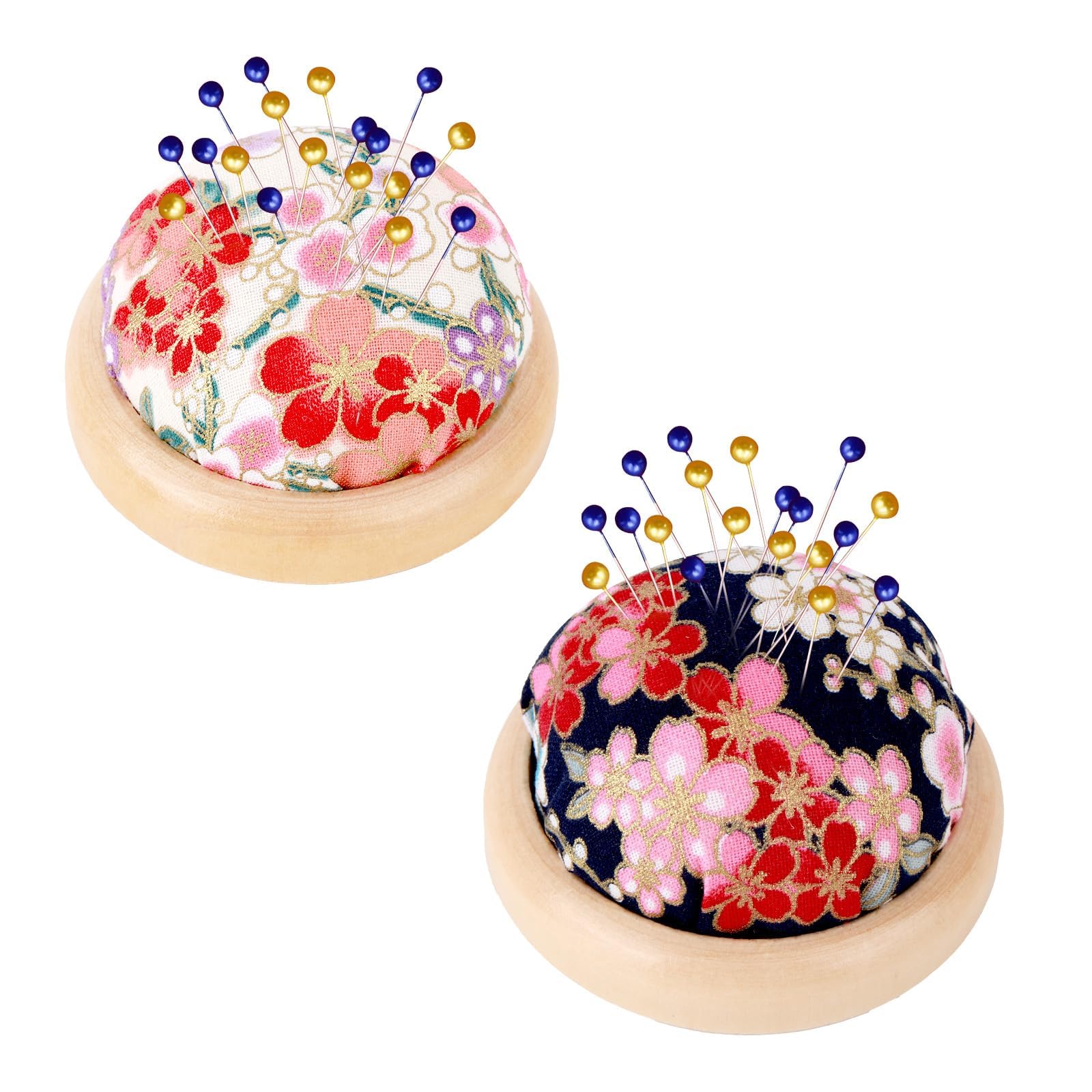 ぺんページ 2pcs Pin Cushions for Sewing, Pin Cushion, Sewing Accessories